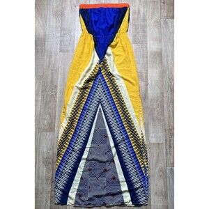 Tyche Maxi Summer Dress Womens Size M Geometric Boho
